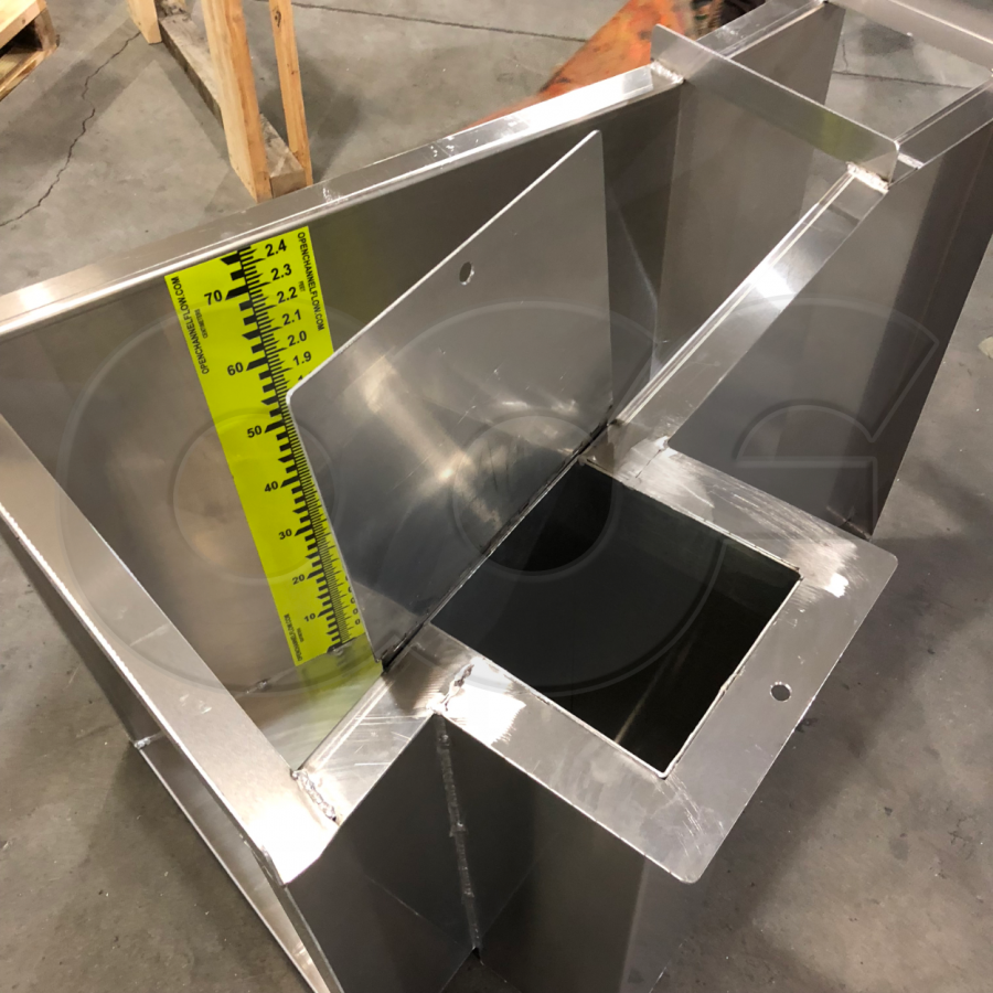 USGS Portable Parshall Flume with Stilling Well and Staff Gauge