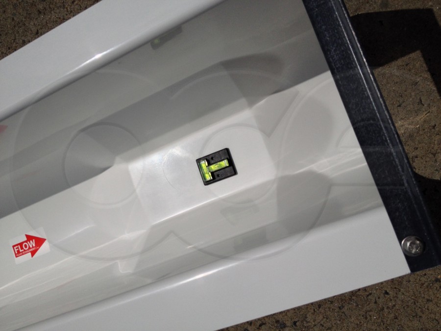 trapezoidal throat of palmer bowlus flume