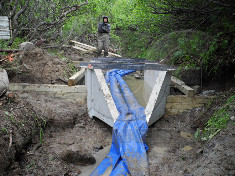 Surly Canadian Installing a 2-Foot H Flume