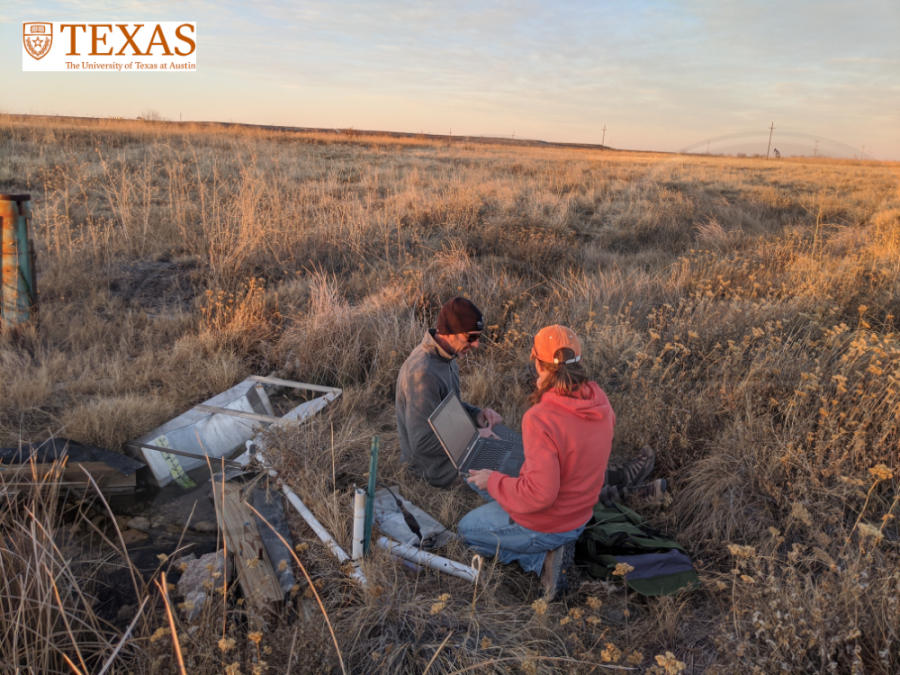 University of Texas Researchers using a Trapezoidal Flume for Marsh Flow
