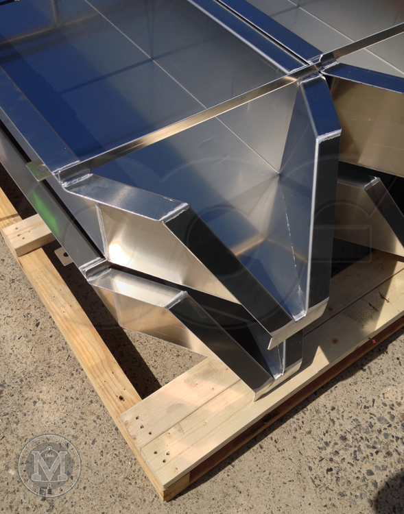 Aluminum 0.75-Foot H Flume - Detail