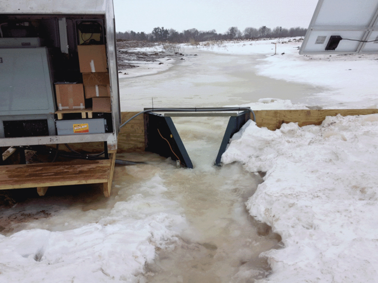 Measuring Cold Weather Edge-of-Field Runoff with a H Flume