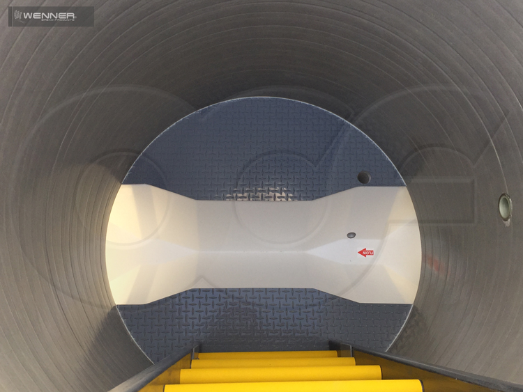 Trapezoidal Flume with Benching in a Bakery Effluent Manhole