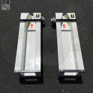 Fiberglass 0.4-Foot HS Flumes for LADPW