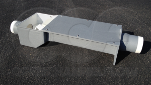 0.5-Foot H Flume with Bolt-Down Cover