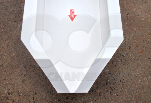 Nose of a 0.5-Foot H Flume