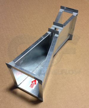 1-Inch Galvanized Steel Parshall Flume