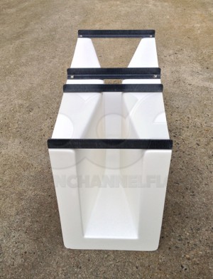 Front View FRP 1-Inch Parshall Flume