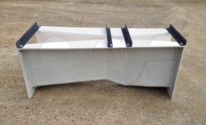 Right Side View of 1-Inch Parshall Flume