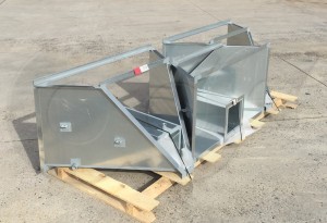 Galvanized H Flumes with Stilling Wells