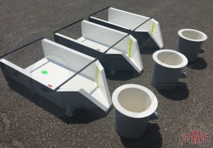 1.5 Foot H Flumes with Approach Sections and Detached Stilling Wells