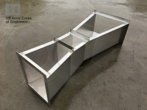 Stainless Steel Parshall with Shortened Sidewalls