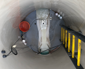 2-Inch 30 Degree WSC Trapezoidal Flume Manhole