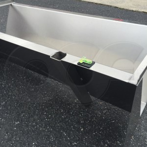 Stainless Steel 200 mm RBC Flume with Probe Well