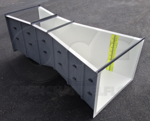 24-Inch Parshall Flume with Staff Gauge