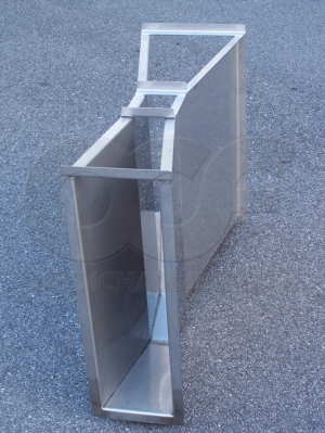 Plain T-304 Stainless Steel Parshall Flume