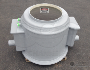 Short H-20 Parshall Flume Manhole