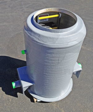 PMM with Extra Large Trapezoidal Flume for Roadway Installation