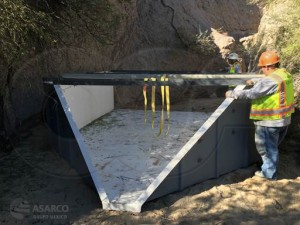 4-Foot HL Flume Installation