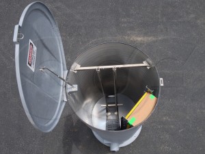 Open Domed Top Manhole for Franklin Miller Grinder