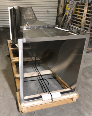 6-Inch Stainless Steel Parshall Flume Ready for Shipment