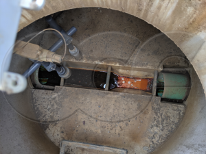 8-Inch Palmer-Bowlus Flume Measuring Industrial Discharge