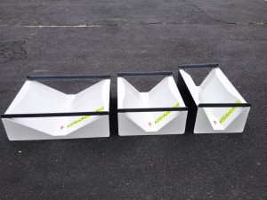 3 Different Styles of Trapezoidal Flume