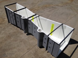 24-Inch Parshall Flume with Custom Transitions and Stilling Wells