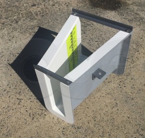 Reduced Height 3-Inch Montana Flume with Staff Gauge