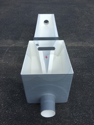 1-Foot HS Flume with Drop Box for Laundry