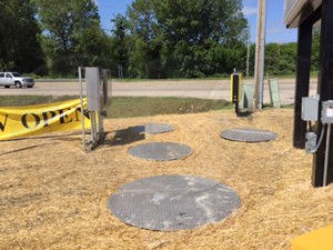 Installation of Low Profile Flow Metering and Screenings Manholes