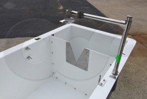 Weir Box with Probe Holder - Ultrasonic Bracket - Sampler Tube