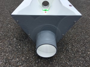 Bolt-On Bulkhead and Pipe Stub for Trapezoidal Flume