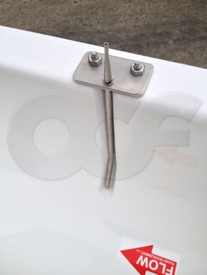 Bubbler Tube in a Palmer-Bowlus Flume