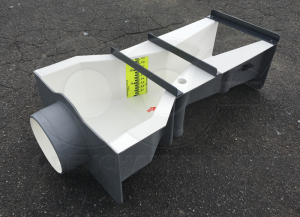 Cutthroat Flume with End Adapter - Probe Well - Staff Gauge