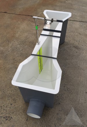 3-Inch Parshall Flume with End Adapters