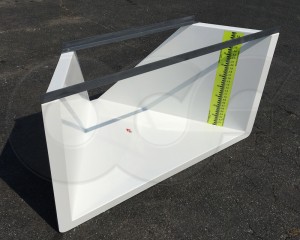 3-Foot H Flume with Staff Gauge