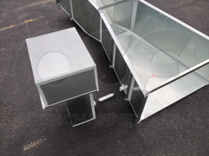 Detached Stilling Well Enclosure for Galvanized Parshall Flume