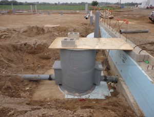Installation of an Open Top Metering Manhole