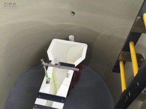 Custom Probe Mount in a Parshall Flume Metering Manhole