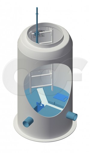 Diversion Manhole - Render