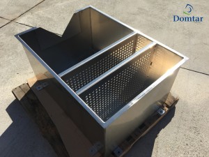 Stainless Steel Weir Box with Flow Baffles