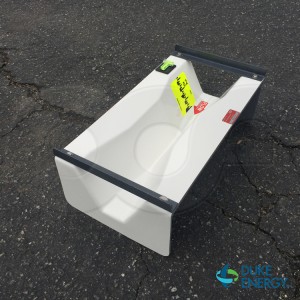 Small Trap Flume with Staff Gauge