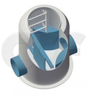 Energy Absorbing Manhole - Render