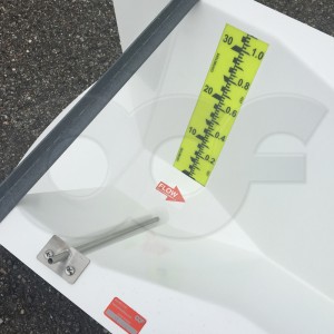 Sampler Tube & Gauge in Extra Large Trapezoidal Flume