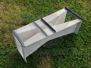 Ortho Outlet View of 2-Inch Fiberglass Parshall Flume