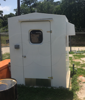 Fiberglass 6 x 6 Chemical Feed Shelter