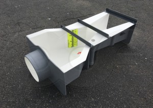 Cutthroat Flume with Inlet End Adapter