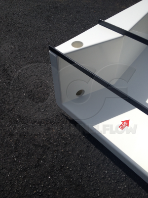 Probe Well Detail on a Cutthroat Flume