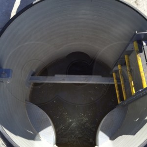 Energy Absorbing Manhole in Operation